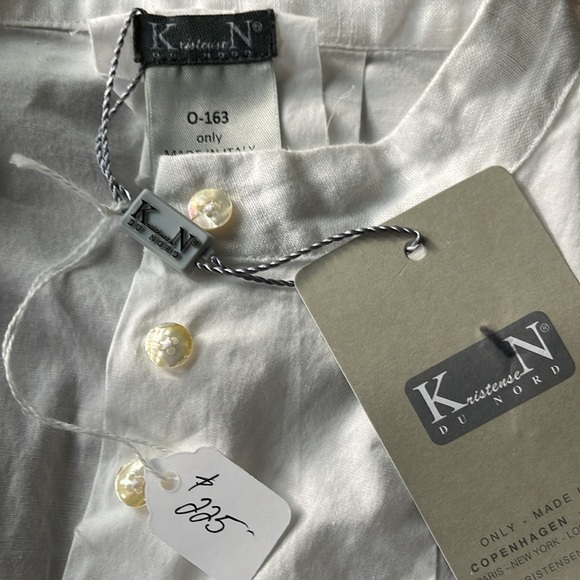NWT Kristensen Du Nord Button Up Long Blouse - Picture 6 of 8